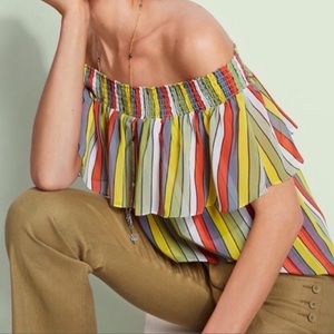 | CAbi | spring carnival top. Size XS.